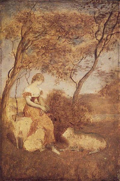 Albert Pinkham Ryder The Shepherdess